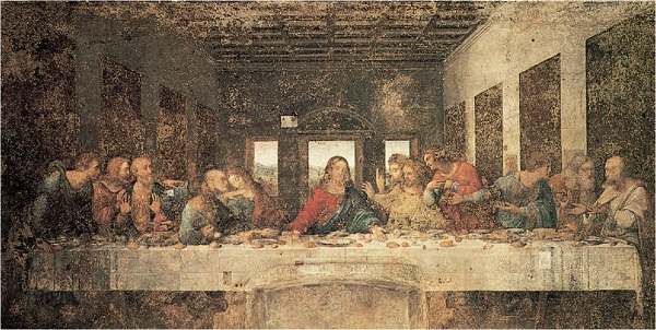 Леонардо Да Винчи. Тайная  вечеря   1495-1498 гг..  
