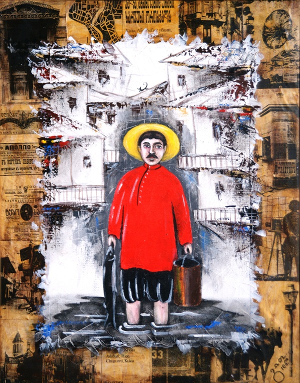 Художник  Георгий Осепашвили  "Пиросмани" холст, масло  50х70 2010 г.