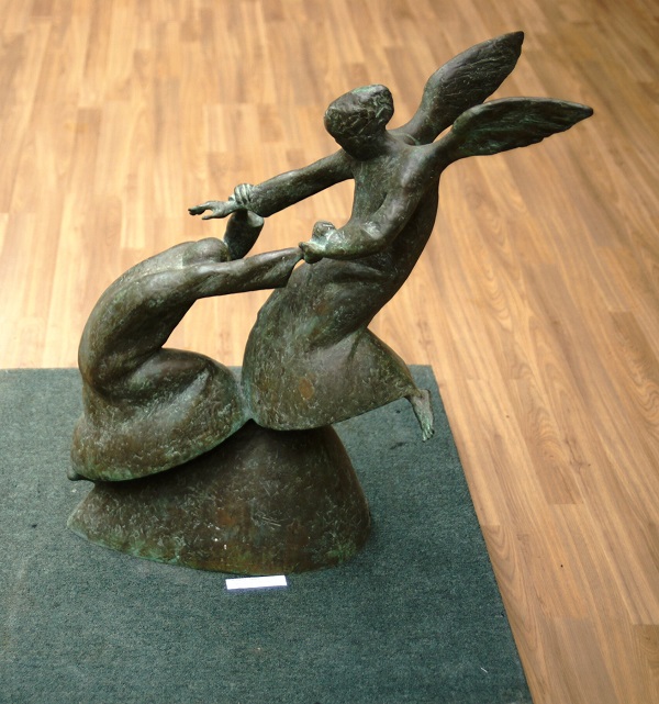 Скульптор  А.Г.Плиев "Битва Иакова с ангелом" 2010 г. бронза