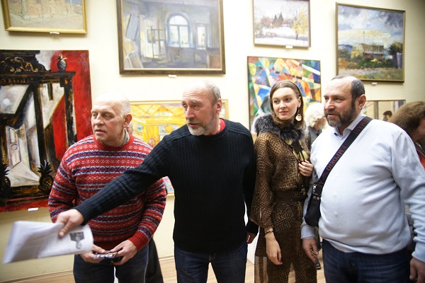 МОСХ Выставочный зал  на Беговой, 7 Открытие Выставки  13 декабря 2013 г.