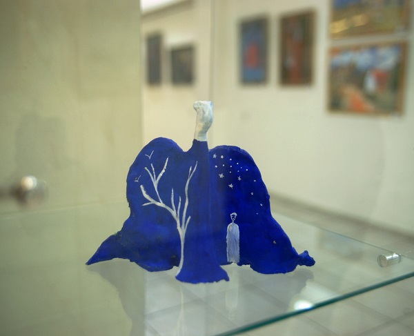 Скульптура Софии Загряжской   на Выставке в ВЗ "Колорит" январь 2014 