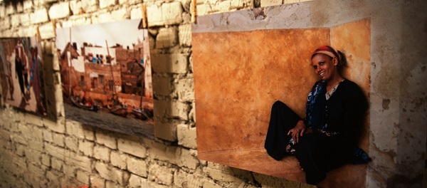 На выставке  Марины Проняковой  “Faces and Places. My impressions of Kenya”  в Клубе-галерее "ТИР"