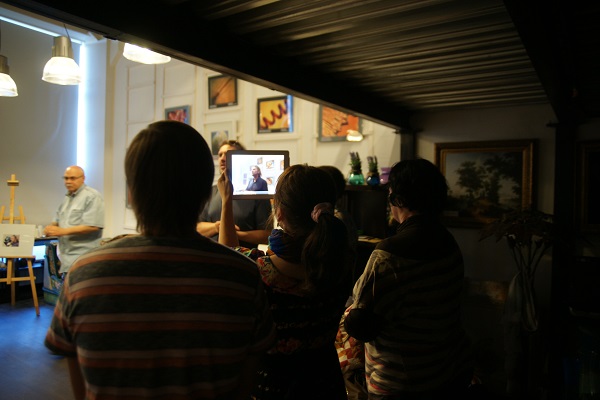 Открытие выставки фотографий  кинооператора и сценариста Геннадия Немых  в студии дизайна BriArt 11 июня 2014 г. 