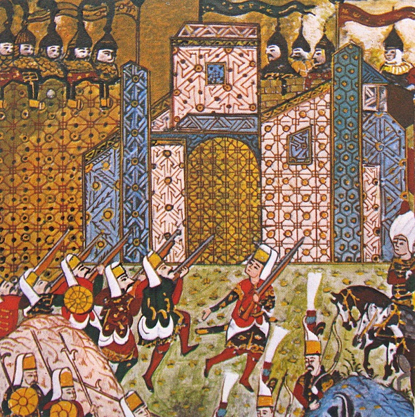 Янычары Османской империи  во время осады Родоса