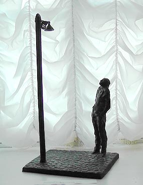 Скульптор  Александр Рябичев Композиция  "Одиночество. Иосиф Бродский"