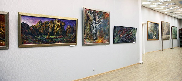  Юбилейная выставка художника  Александра Москвитина  в МОСХ Беговая, 7-9 17 декабря, 2014 г.  Фото: Игорь Дрёмин