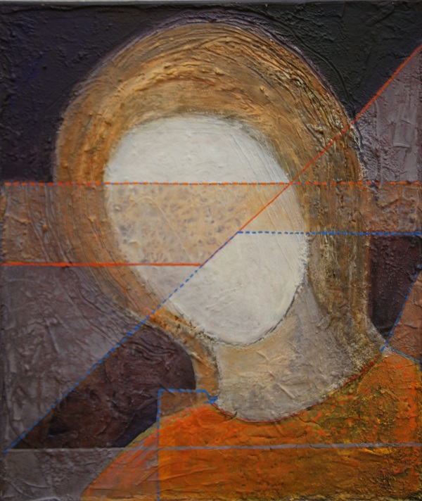 Е.Г. Болотских Портрет (фрагмент) 2013 г.  холст, масло