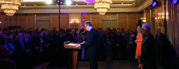 Ball Hall  Ritz Carlton Hotel, Moscow 26 января 2015 г. День Республики Индия Торжественная часть