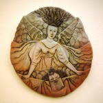 Валерий Малолетков,  "Крушение веры", 1996 г. керамика, роспись
