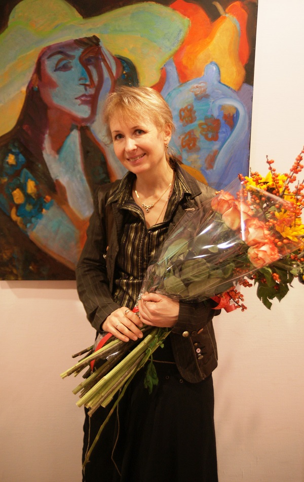 Ольга Мотовилова-Комова в галерее "На Чистых Прудах" 