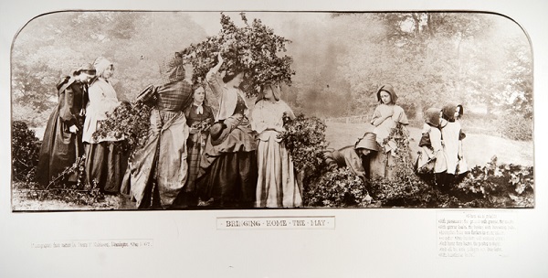 Г. П. Робинсон.  "Приход мая"  1862 г.  ТОМХ  Выставка в РАХ "Фотография викторианской эпохи"