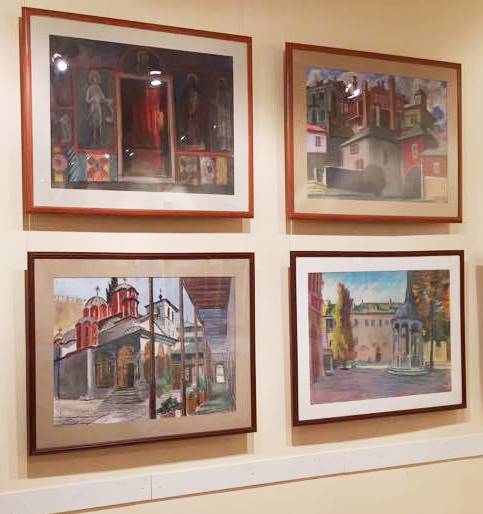 Картины  Василия Бубнова в выставочном зале МСХ Старосадский переулок, д 5