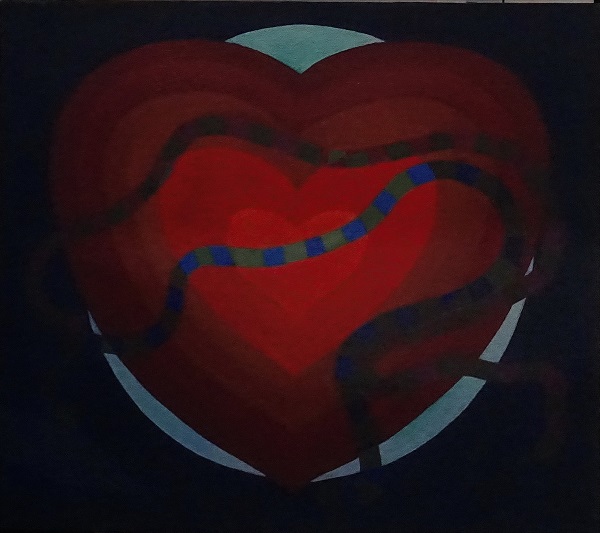 Эта картина Мухадина Кишева -- прекрасная иллюстрация к предстоящей презентации книги о его творчестве "Искусство любви"