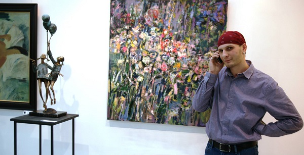 Записки о художниках Скульптор Петр Мавшов на своей выставке в галере ТНК, 2013 г. Арт-Релиз.РФ