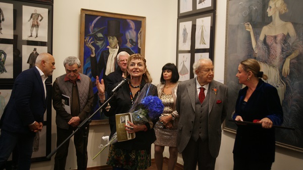 Торжественное открытие  выставки Елены Качелаевой  с Российской Академии художеств Пречистенка, 21 10 октября 2017 года 