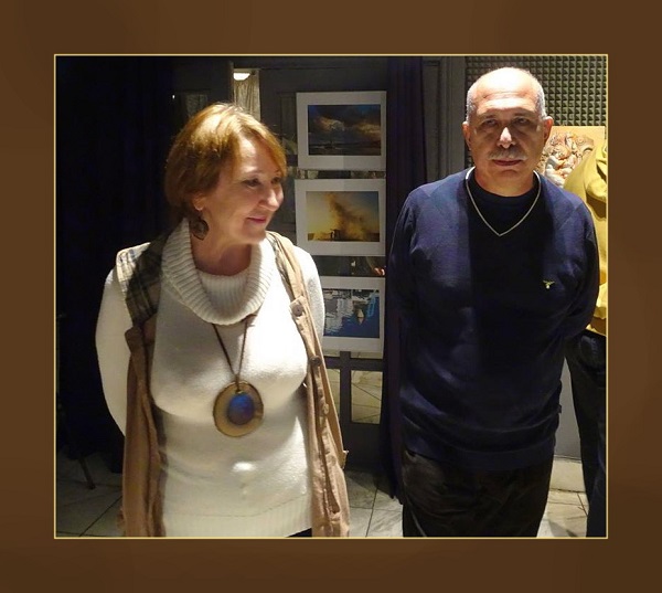 Мария Ставрова и Йослен Арриохас Орсини  участники выставки Bona Mente