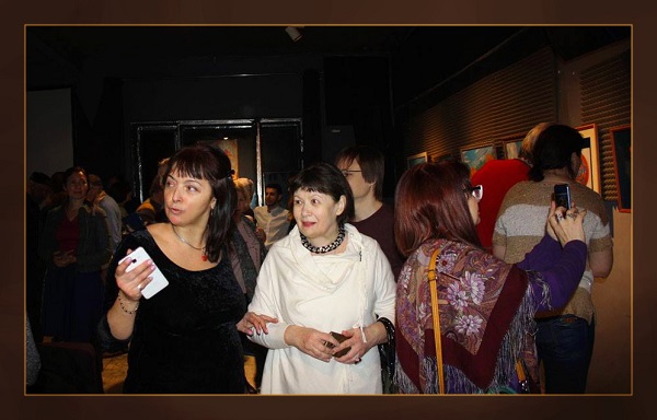 Участники выставки  Мария Туманова  и Лидия Тихонравова