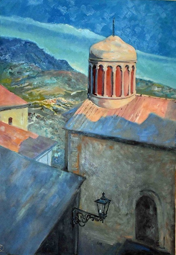 Картина Даниэлы Рябичевой  для Музея Санта-Северины