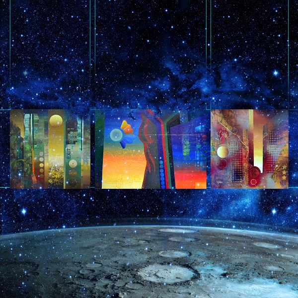 Композиция Михаила Мантулина на Луне Проект "Первая Выставка на Луне, 2019"