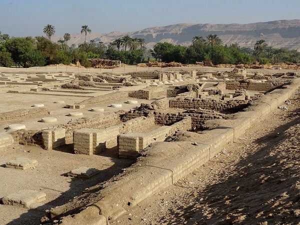 Амарна  руины Северного дворца древнего города  Ахетатон