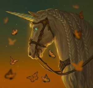 Даниэла Рябичева "Единорог" digital art