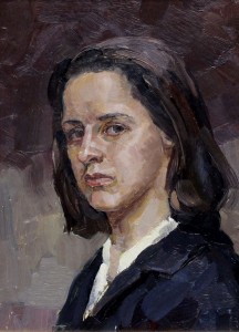 Художник Людмила Чарская. Автопортрет