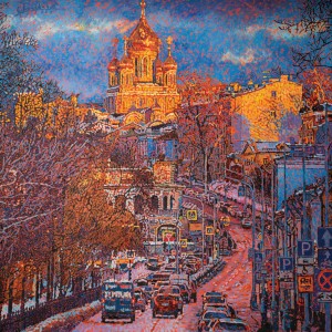Художник Людмила Чарская "Петровский бульвар"
