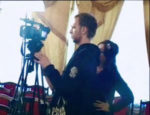 Александра Загряжская журналист, Артем Кузьмичев оператор