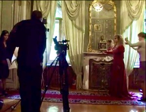 Съемка клипа Веры Беловой Ave Maria Вера Белова сопрано, оператор Артем Кузьмичев, режиссер Александра Загряжская